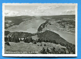 COVR1371, Lac De Joux Et Brenet Vus Du Sommet De La Dent De Vaulion, A. Deriaz, 7240, GF, Circulée 1964 - Vaulion