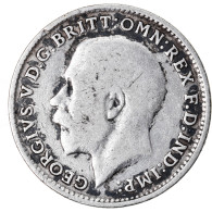 Monnaie, Grande-Bretagne, George V, 3 Pence, 1916, TB+, Argent, KM:813 - F. 3 Pence