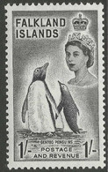 Falkland Islands. 1955-57 QEII. 1/- MH. SG 192 - Falklandeilanden
