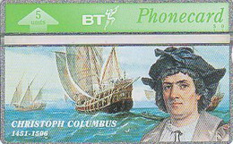 UK Bto 035 Christoph Columbus - Mint - BT Emissions Etrangères