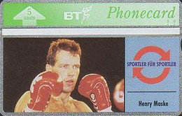 UK Bto 033 Sport Series (4) Henry Maske - Boxer - 342H - Mint - BT Buitenlandse Uitgaven