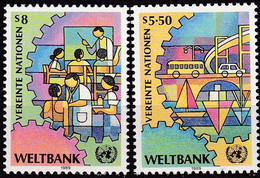 UNO-Wien, 1989,  89/90,  MNH **,  Weltbank. - Ungebraucht