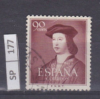 SPAGNA    1952	Re Ferdinando II 90 C Usato - Otros & Sin Clasificación