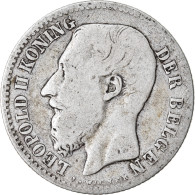 Monnaie, Belgique, Leopold II, Franc, 1887, TB, Argent, KM:29.1 - 1 Frank