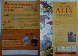 RARE DEPLIANT ALIX JEU TEST DARGAUD 1998 - Presseunterlagen