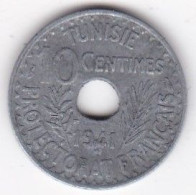 Tunisie Protectorat Français. 10 Centimes 1941 , En Zinc, Lec# 116 - Tunesien