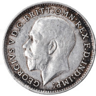 Monnaie, Grande-Bretagne, George V, 3 Pence, 1917, TTB, Argent, KM:813 - F. 3 Pence