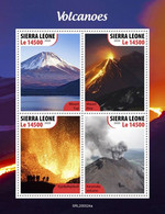 Sierra Leone. 2020 Volcanoes. (524a) OFFICIAL ISSUE - Volcans