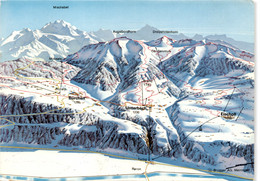 Bürchen-Unterbäch-Eischoll, Wallis - Ski- Und Tourengebiet (46999) * 27. 3. 1986 - Bürchen