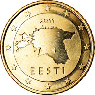 Estonia, 50 Euro Cent, 2011, BU, FDC, Laiton, KM:66 - Estonie