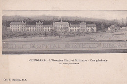 (22) GUINGAMP . L'Hospice Civil Et Militaire . Vue Générale (RARE) L. Lefort Architecte - Guingamp