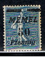 MEMEL 13 // YT 54 // 1922 - Neufs