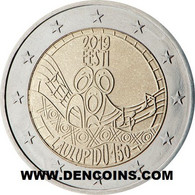 2 Euro ESTONIA 2019 FESTIVAL DE LA CANCION - EESTI - NUEVA - SIN CIRCULAR - NEW 2€ - Estonia