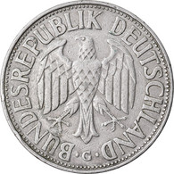 Monnaie, République Fédérale Allemande, Mark, 1956, Karlsruhe, TTB - 1 Marco