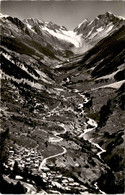 Ferden, Kippel U. Wiler - Lötschental Mit Langgletscher (7577) - Phot. Gyger - Kippel