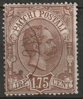 Italy 1884 Sc Q6 Sa P6 Parcel Post Used CDS - Postpaketten