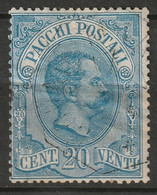 Italy 1884 Sc Q2 Sa P2 Parcel Post Used Creased - Paketmarken