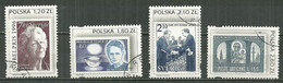 POLAND Oblitéré 3838-3841 Wislawa Szymborska Marie Curie Czeslaw Milosz Prix Nobel La Vierge De Jasna Gora Czestochowa - Used Stamps