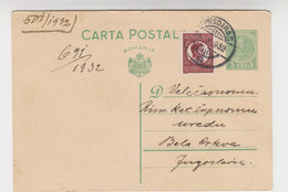 Carta Postala 1932 Romania - Postwaardestukken
