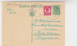 Carta Postala 395/1934. - Postwaardestukken