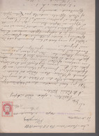 1891. DANMARK. Document Related To The Distribution Of Inheritance On 2 Handwritten P... () - JF367118 - Fiscaux