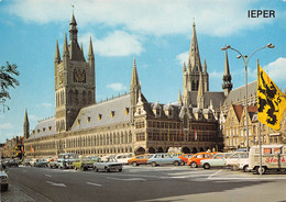 CPM - IEPER - Grote Markt, Lakenhallen En St. Maartens Kathedraal - Ieper