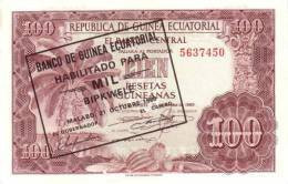 EQUATORIAL GUINEA P. 18 1000 B 1980 UNC - Guinée Equatoriale