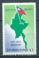 Birmanie YT N°143 Journée De L'Union Neuf ** - Myanmar (Burma 1948-...)
