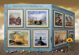 Sierra Leone 2016 Paintings , Masterpieces Of Romanticism - Sierra Leone (1961-...)