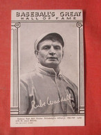 Baseball  Blank Back  Rube Waddell       Ref 4445 - Baseball