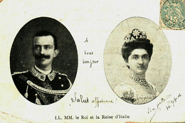 Pays Divers  / Italie  Italia / LL . MM  Il Re E La Regina D'Italia - Other & Unclassified