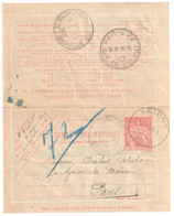 ANTONY Pneumatique Carte Lettre Entier 1,50F Chaplain Dest Paris 72 Yv 2604 CLPP Ob 1931 - Pneumatische Post