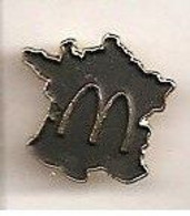 H177 Pin's Mac Do Carte De France Mac Donald's Achat Immédiat - McDonald's