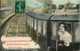 Franconville * Amitiés De La Commune * Gare Train - Franconville