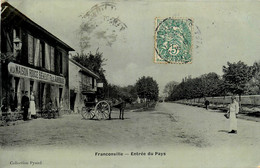 Franconville * Entrée Du Pays * Aubergiste SEHEUT FILS " à La Maison Rouge " * Calèche - Franconville