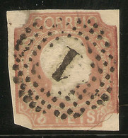 PORTUGAL  Yvert 5 (º)  5 Reis Castaño Rojizo  Pedro V  1855/1856  NL1440 - Used Stamps