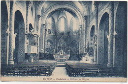 81 CADALEN Intérieur De L'Eglise - Cadalen