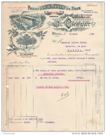 38 RIVES Près GRENOBLE FACTURE 1920 Fabrique D' HUILES DE NOIX J. CHOLAT   - B21 Huile Du Dauphiné - 1900 – 1949