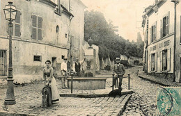 Franconville * Le Puits De La Barre Et La Rue De Cormeilles * établissement ALLINE Vente De Charbons Cokes - Franconville