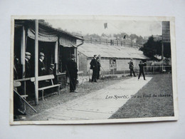 CARTE PUBLICITAIRE - GRANDS MAGASINS AUX BUTTES CHAUMONT : Les Sports - Tir Au Fusil De Chasse - Tiro (armas)