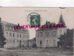 72 - ECOMMOY - CHATEAU DE FONTENAILLE  1908 - Ecommoy