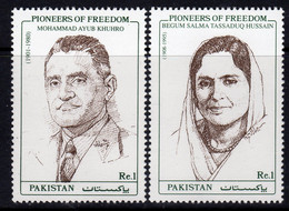 Pakistan 1997 Pioneers Of Freedom X Set Of 2, MNH, SG 1019/20 (E) - Pakistan