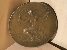 Médaille Commémorative En Bronze - Exposition Universelle De Liège 1905 (Royaume De Belgique) Signée BD - Other & Unclassified