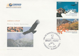 Argentina 2003 AMERICA / Bird FDC - Usati