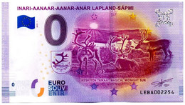 Billet Touristique - Finlande - 0 Euro - Inari - Lapland-Sapmi - (2019-1) - Essais Privés / Non-officiels