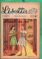 Magazine Lisette  No 40  ( 3 Octobre 1948 ) - Lisette