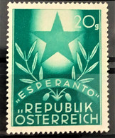 AUSTRIA 1949 - MLH - ANK 947 - Esperanto - Ongebruikt