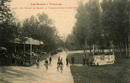 Les Sports à Toulouse N°21 * Départ De Course Au Vélodrome Des Amidonniers * Vélo Cyclisme * Cachet Hôpital N°30 - Toulouse