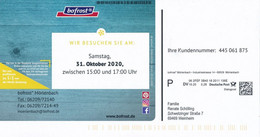 BRD / Bund Mörlenbach Dialogpost DV 10.20 0,28 Euro 2020 Bofrost Gefrierprodukte Weisswurst Käsespätzle - Cartas & Documentos