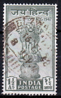 India 1947 Single Stamp To Celebrate Independence. - Usati